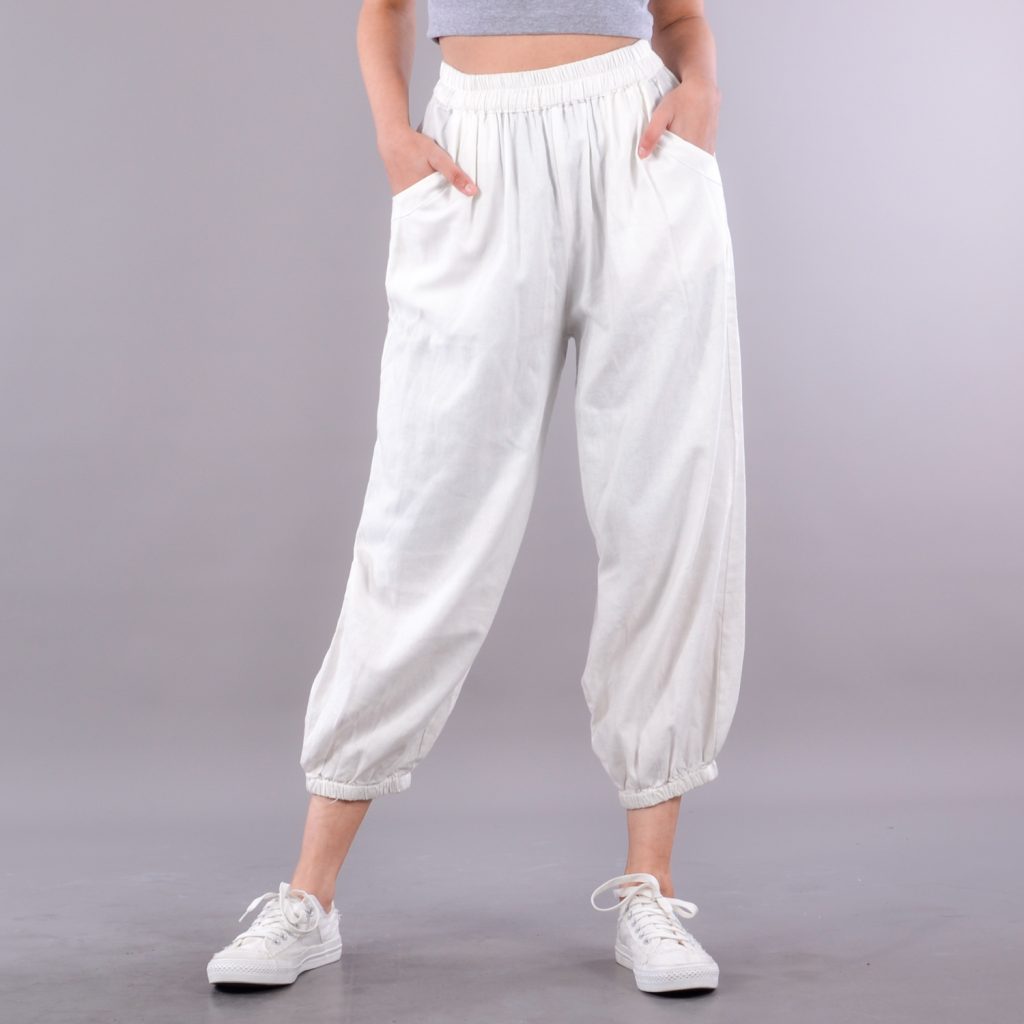 Urban legend white harem pants – AMPERSAND Nepal